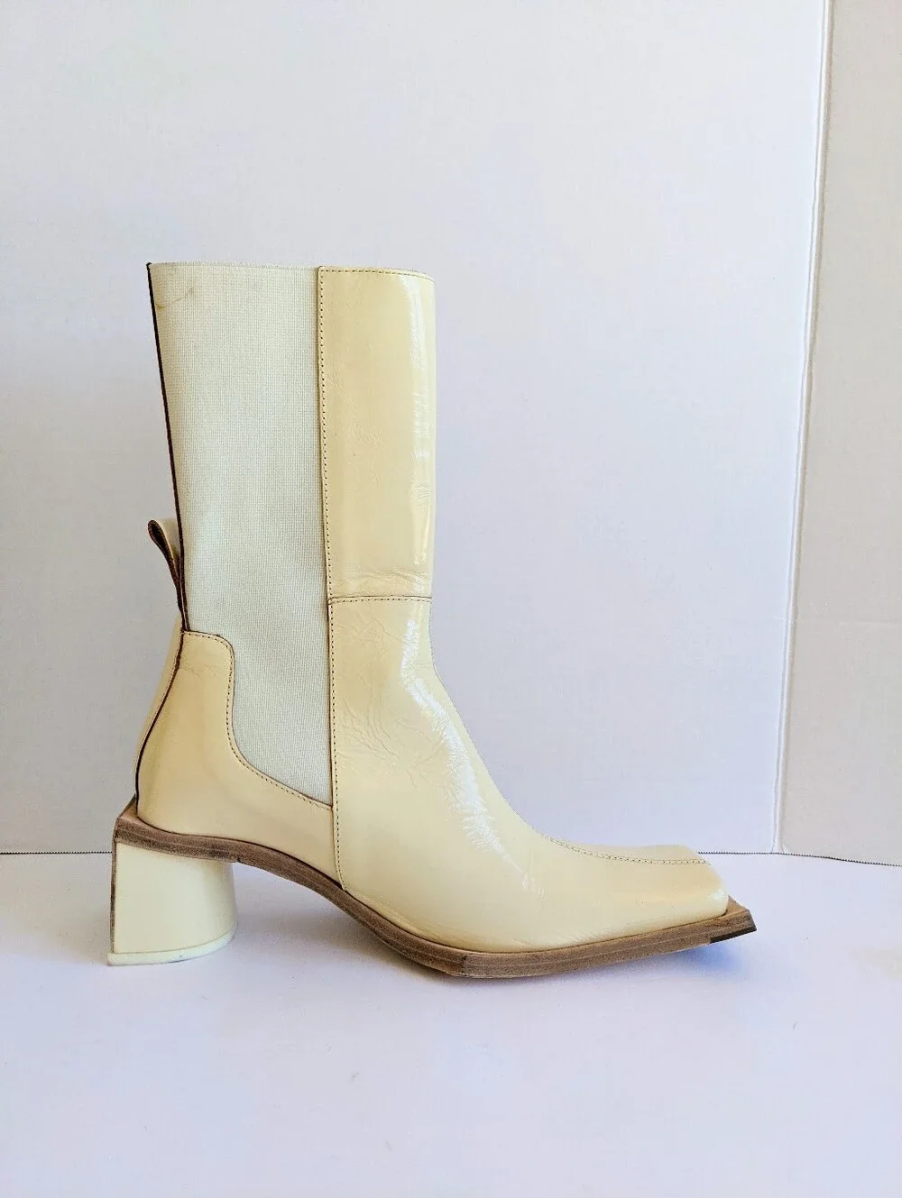 Miista Off-White Minnie Boots 38